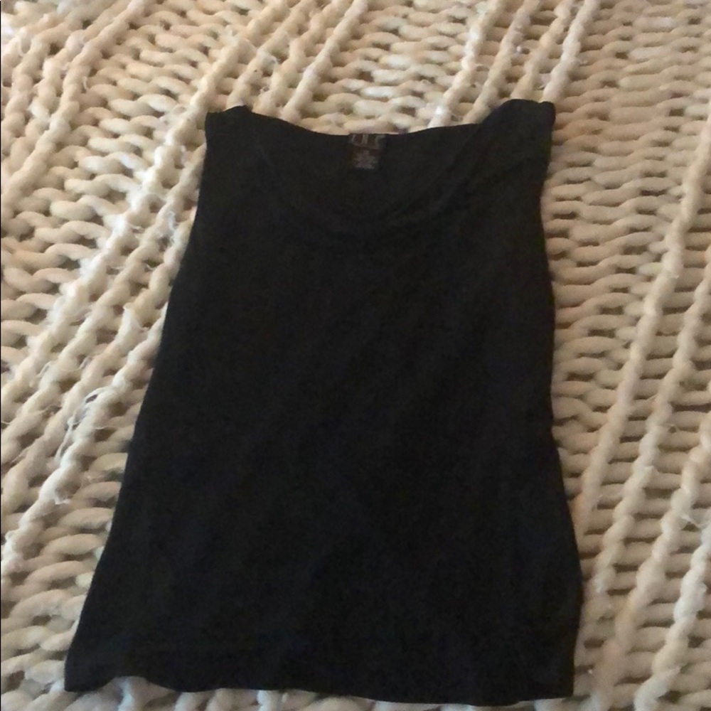 Black Rayon tank